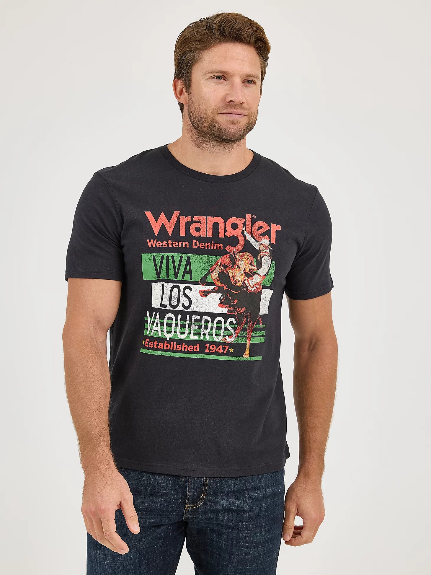 T-shirt graphique à manches courtes Wrangler® - Coupe classique - Viva