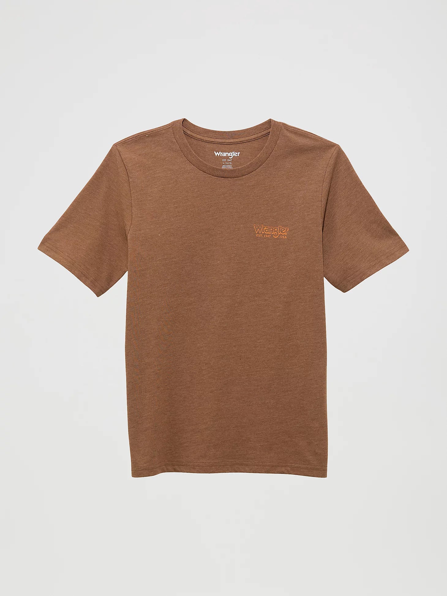 Wrangler® Boys Short Sleeve T-Shirt - Cacao