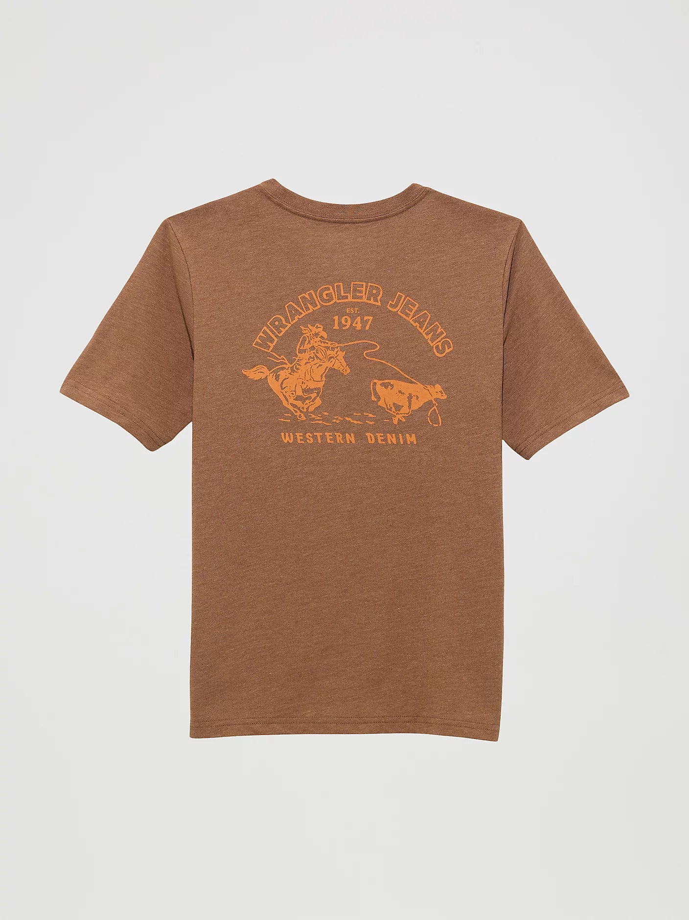 Wrangler® Boys Short Sleeve T-Shirt - Cacao