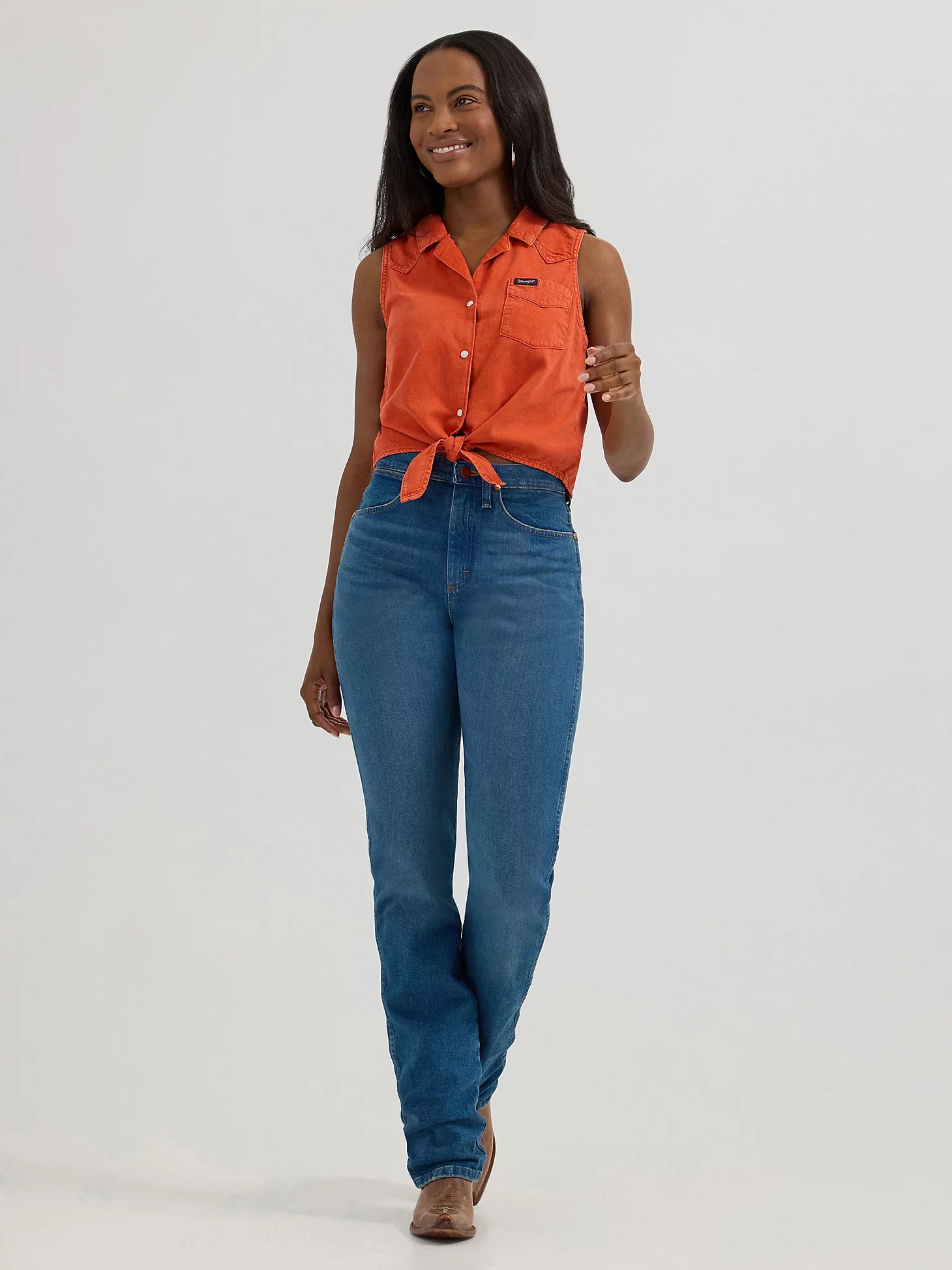 Haut Wrangler Retro® Punchy - Orange rougeâtre