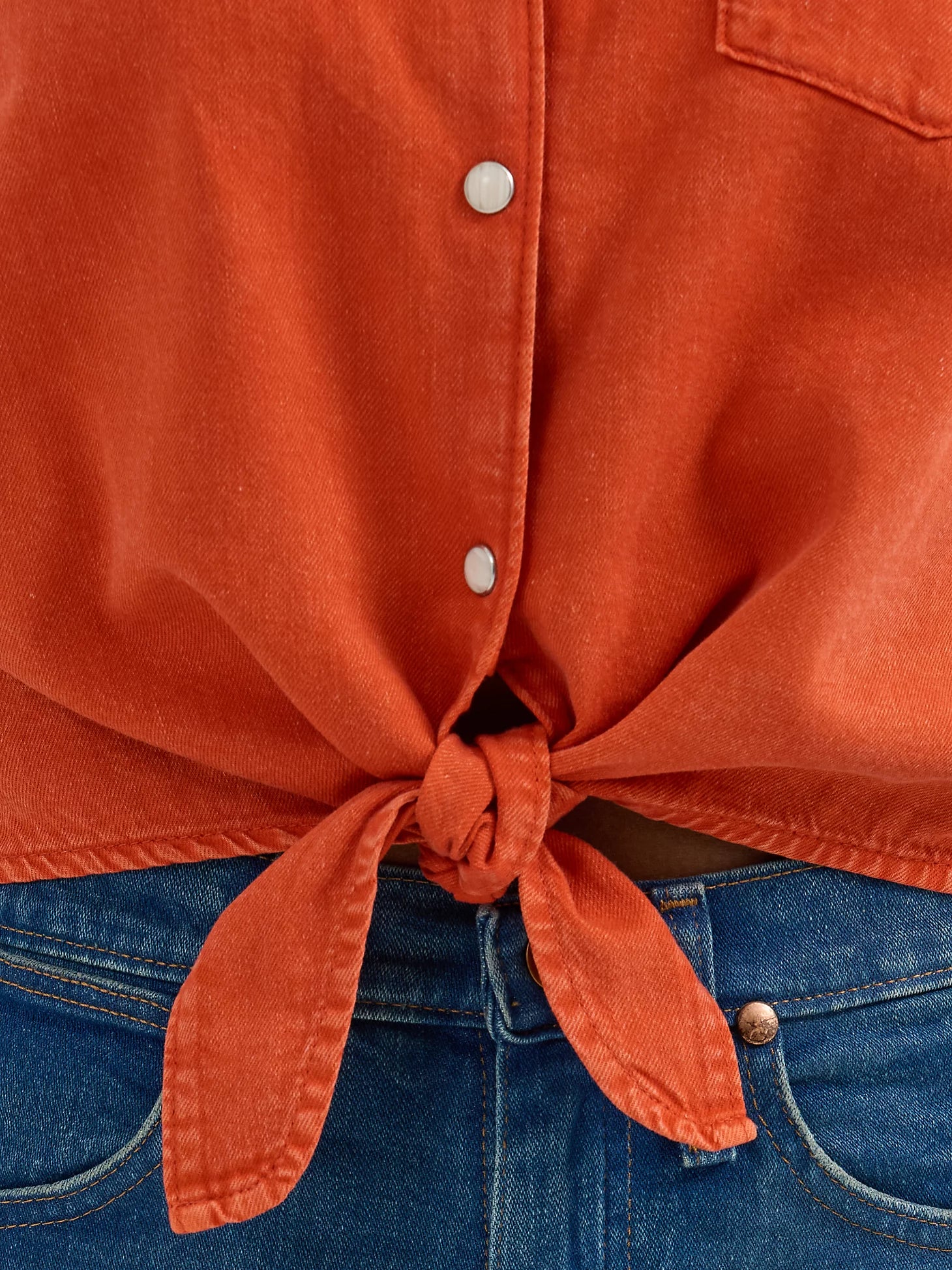 Wrangler Retro® Punchy Top - Reddish Orange