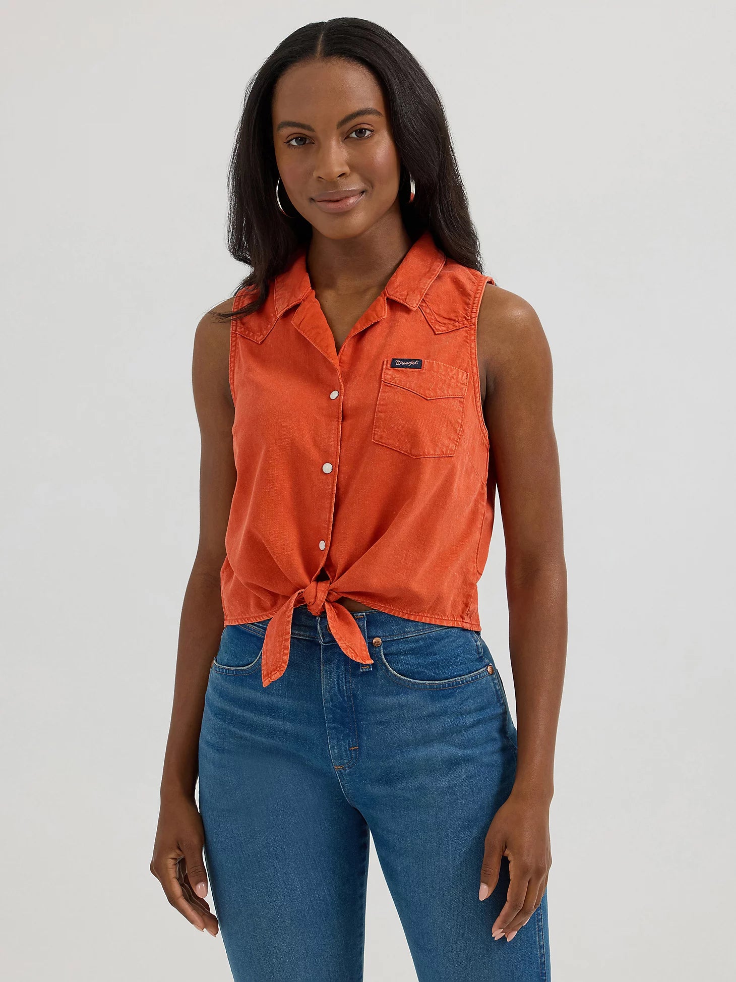 Haut Wrangler Retro® Punchy - Orange rougeâtre