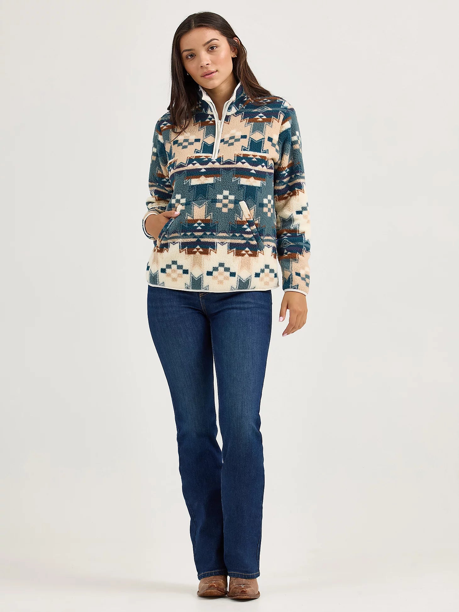 Pull Wrangler Retro® Western Vintage - Bleu