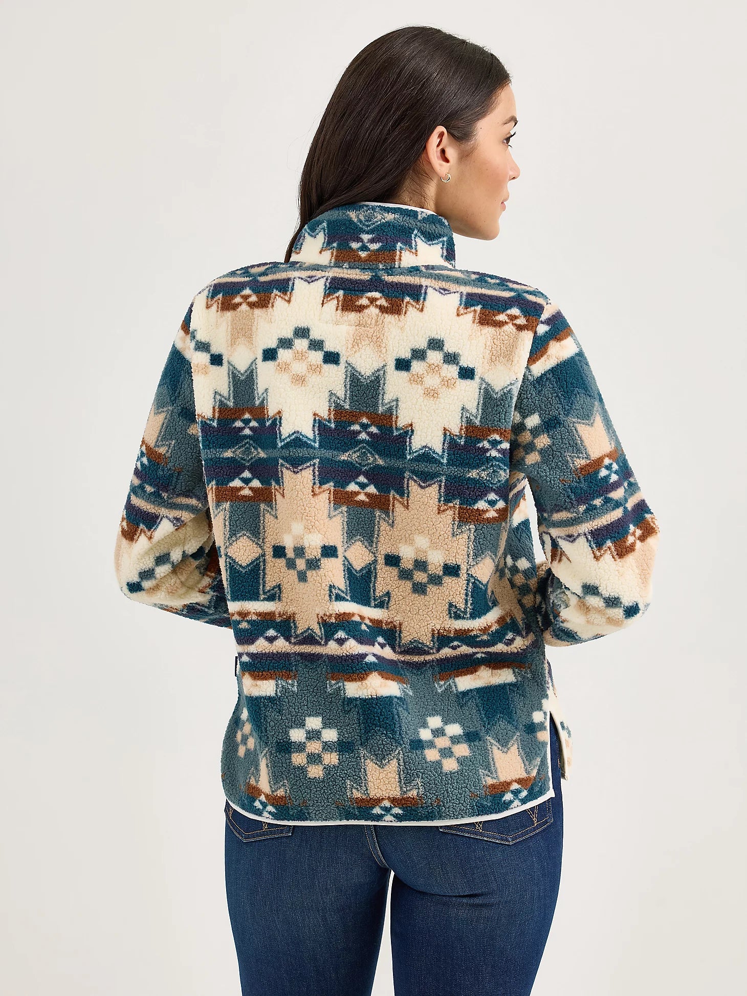 Wrangler Retro® Western Vintage Pullover - Dusty Blue 