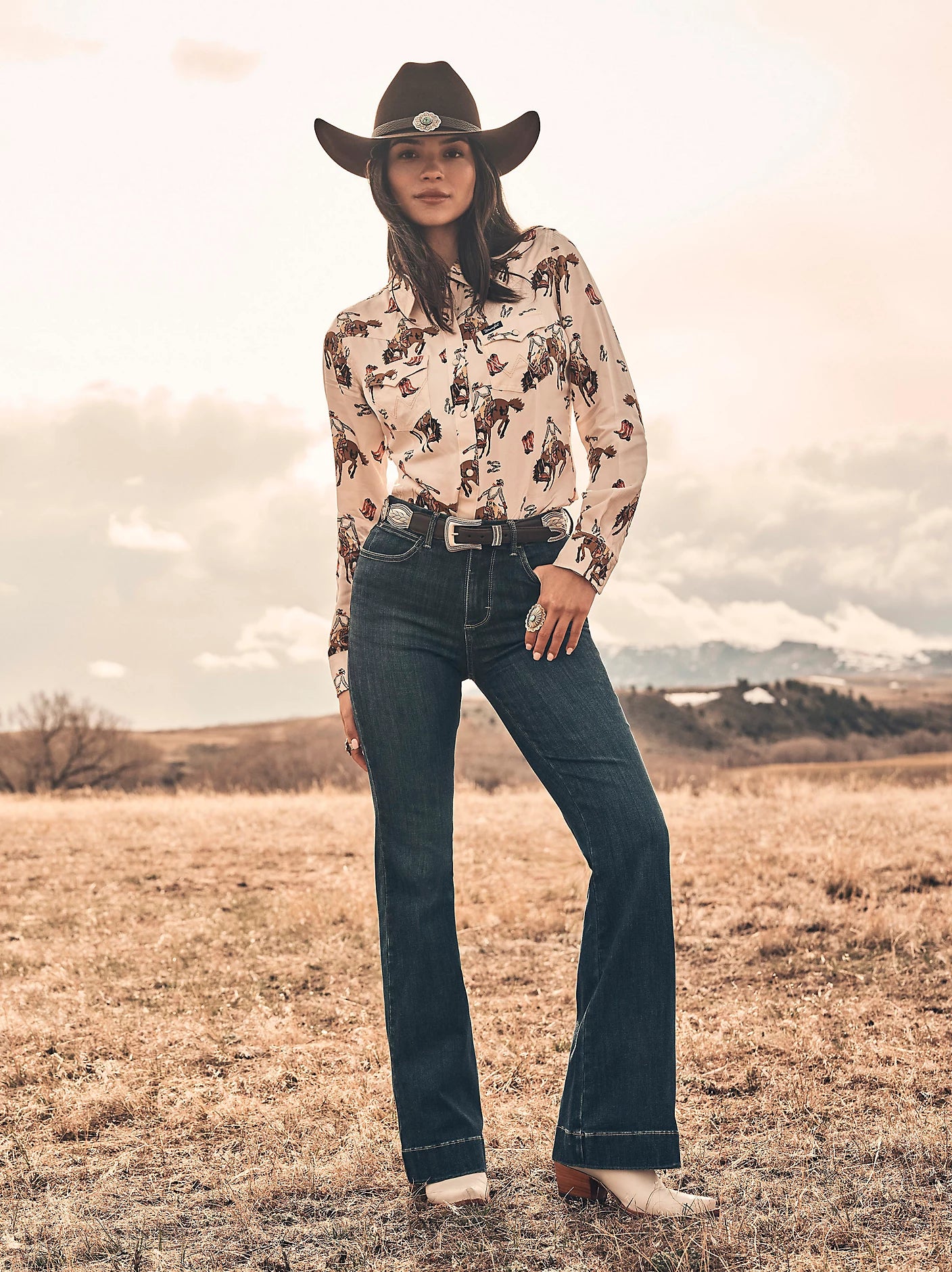 Jean Wrangler® Bespoke - Taille haute - Alexandra