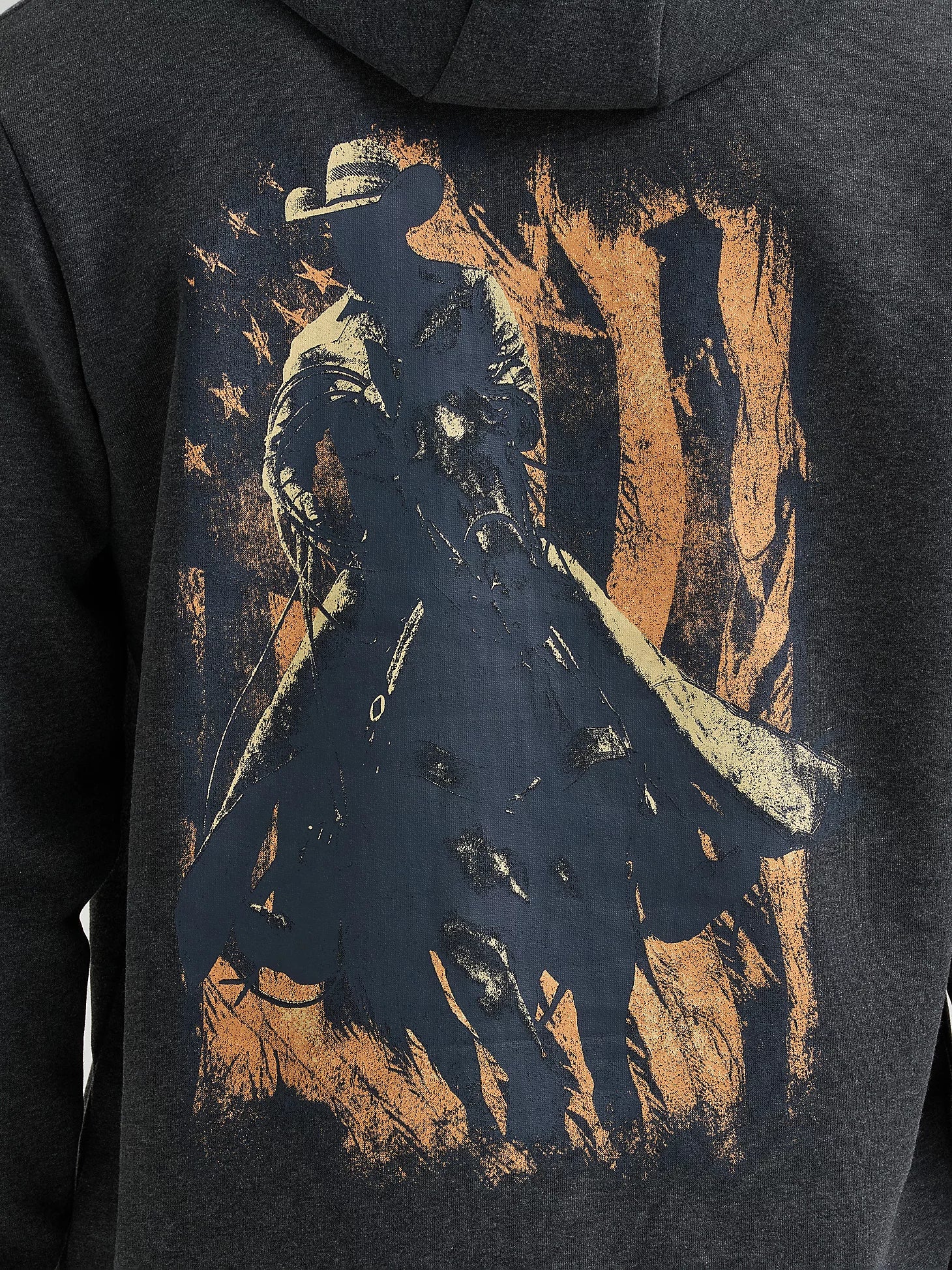 Men's Wrangler Cowboy Graphic Pullover Hoodie