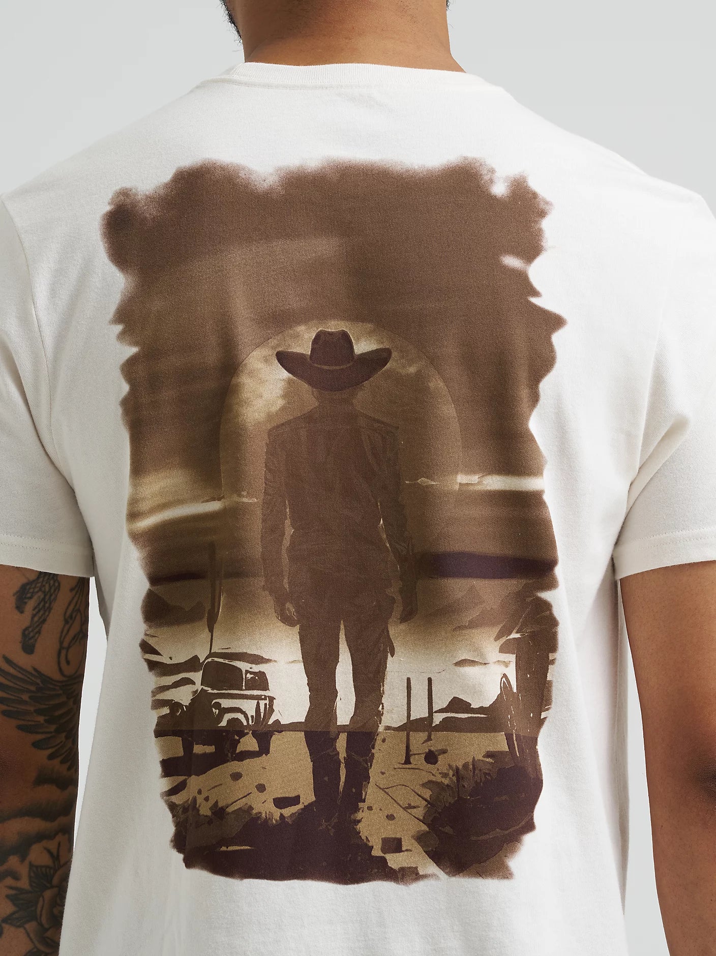 Men's Cowboy Back Graphic T-Shirt