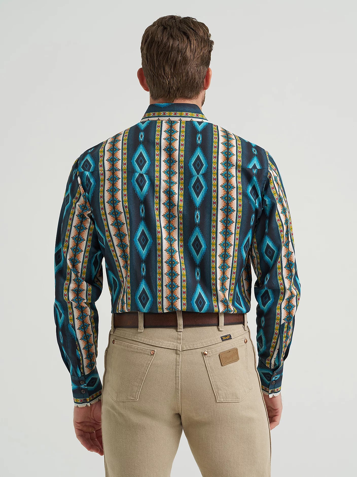 Men's Checotah® Long Sleeve Western Snap Printed Shirt