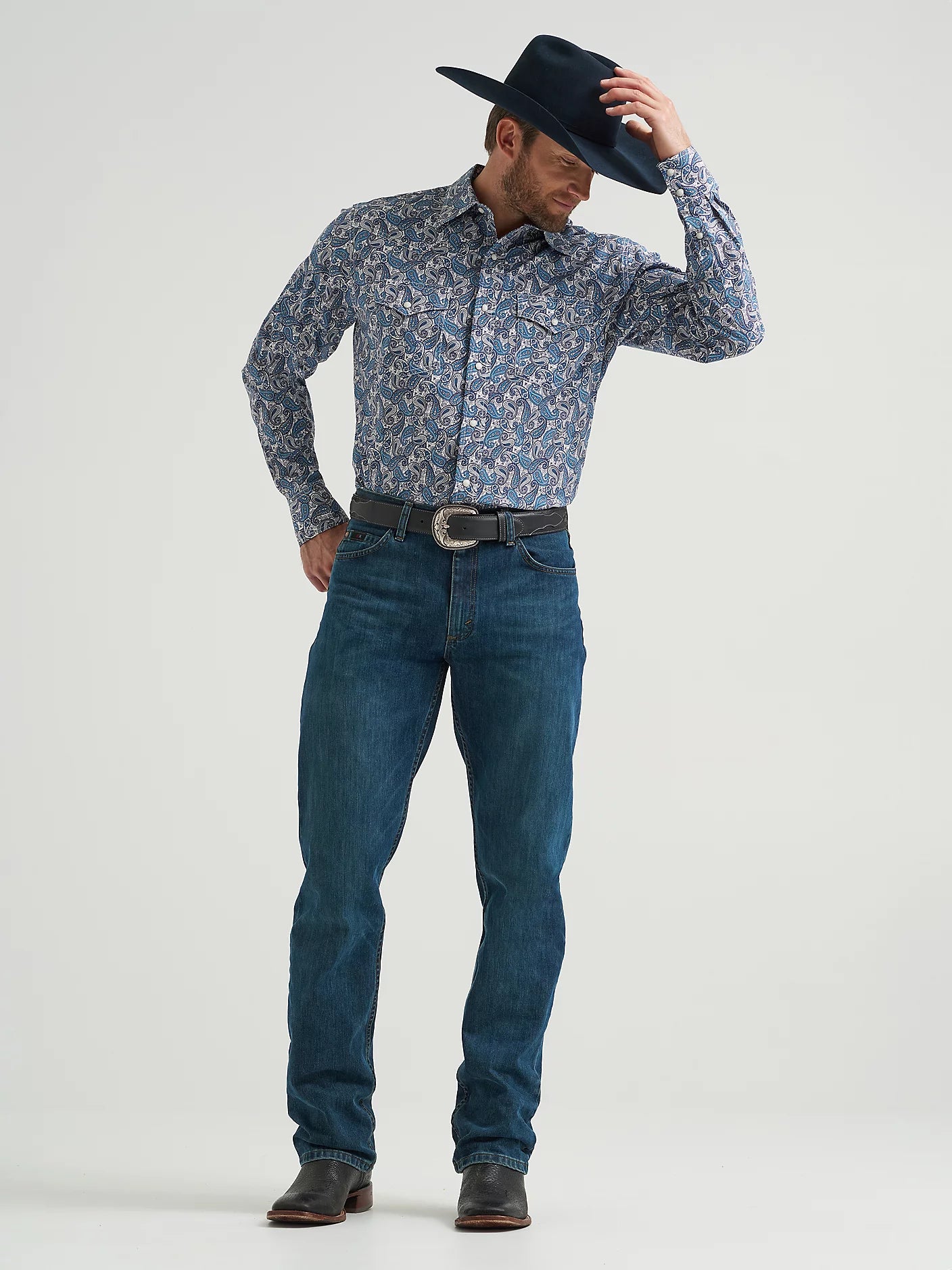 Men's 20X® Competition Advanced Comfort Long Sleeve Two Pocket Western Snap Shirt