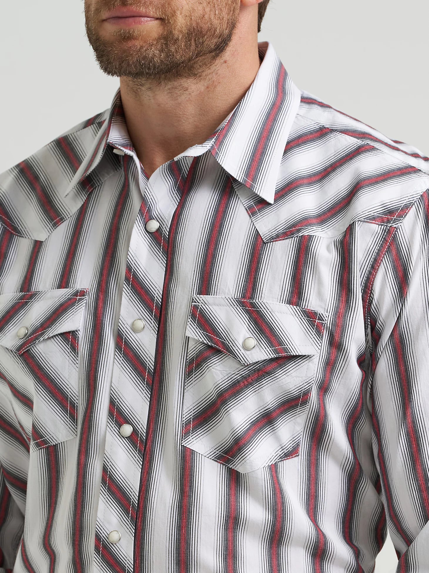 Men's 20X® Competition Advanced Comfort Long Sleeve Two Pocket Western Snap Shirt