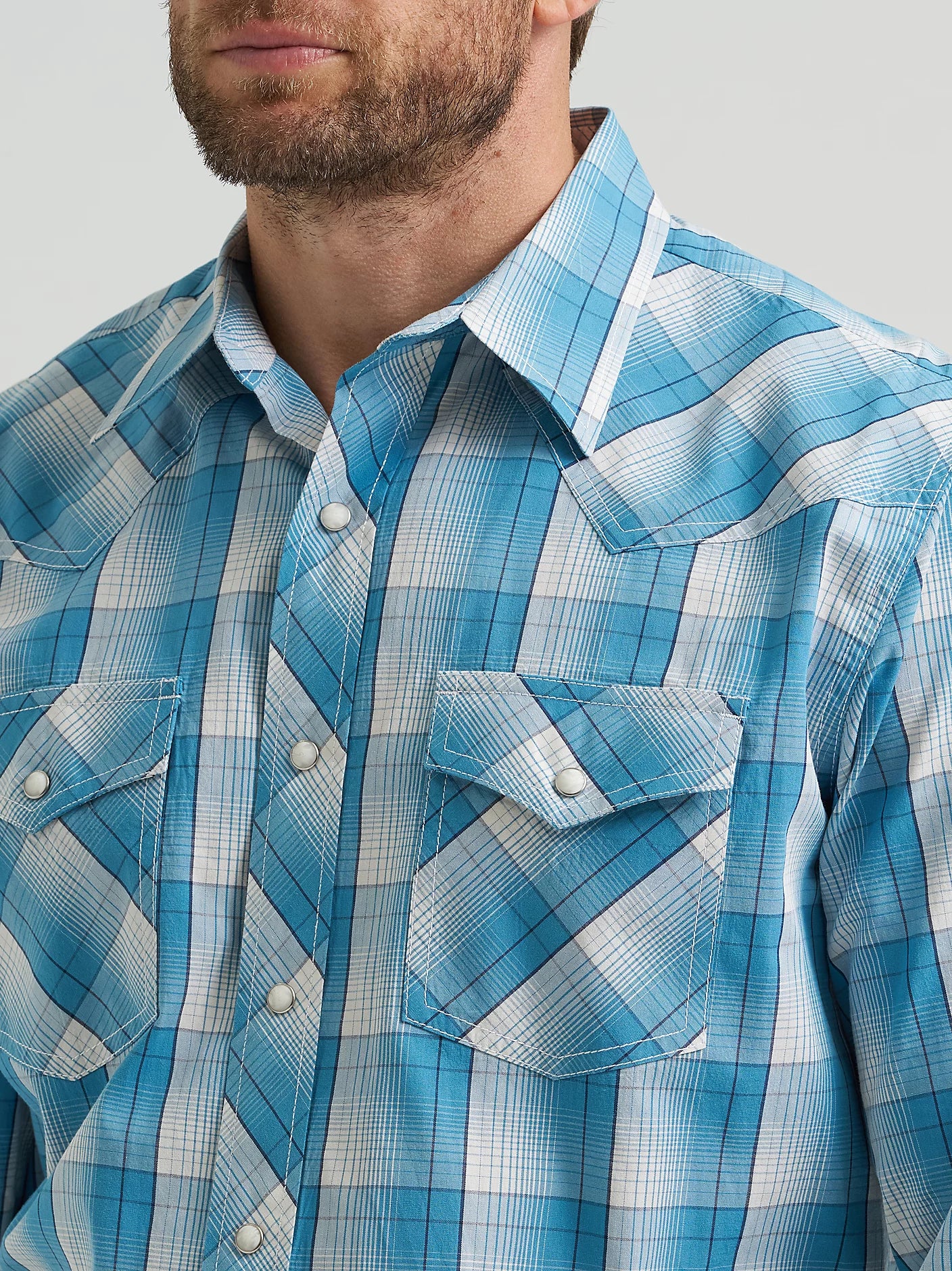 Men's 20X® Competition Advanced Comfort Long Sleeve Two Pocket Western Snap Shirt