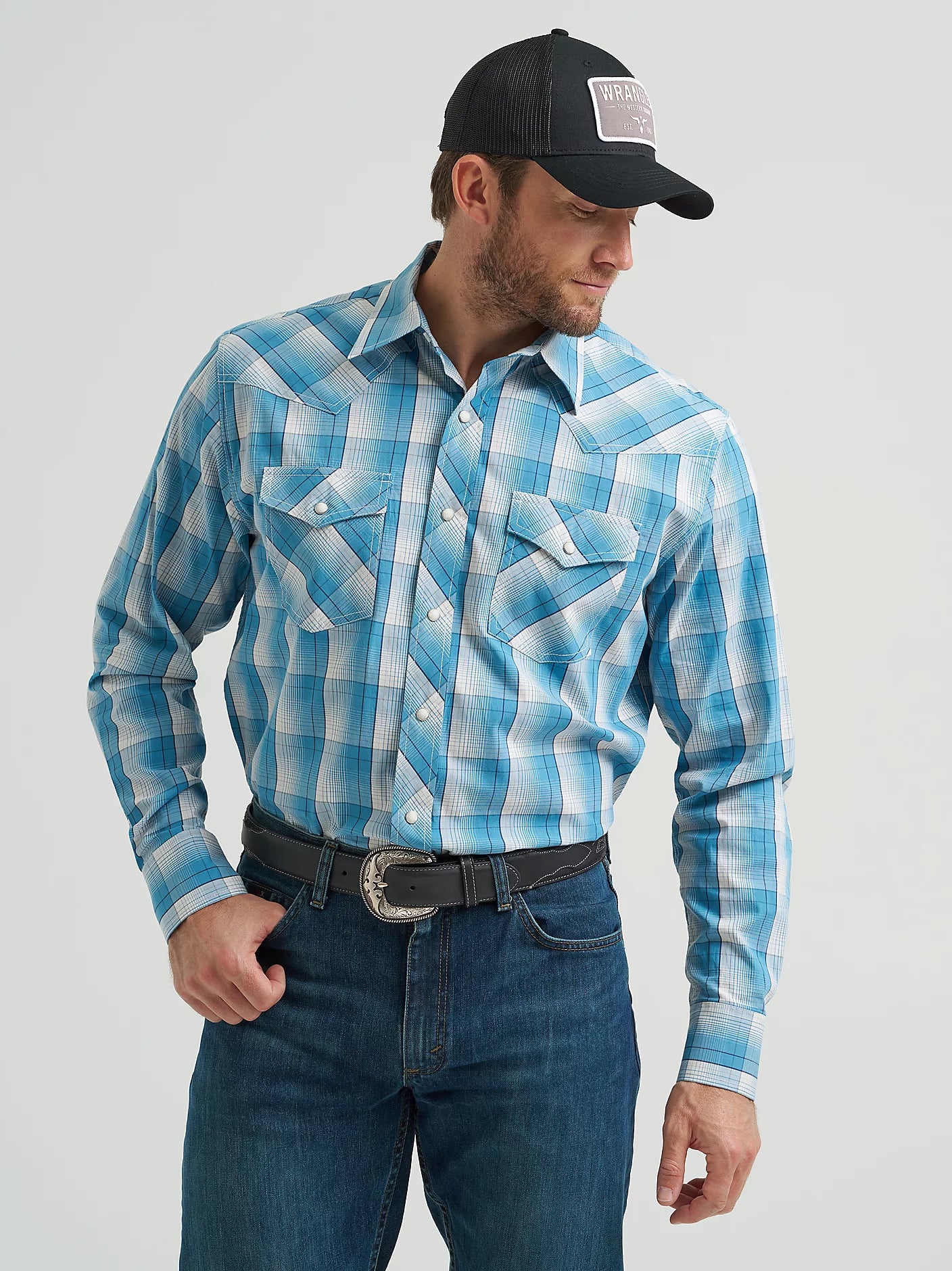 Men's 20X® Competition Advanced Comfort Long Sleeve Two Pocket Western Snap Shirt