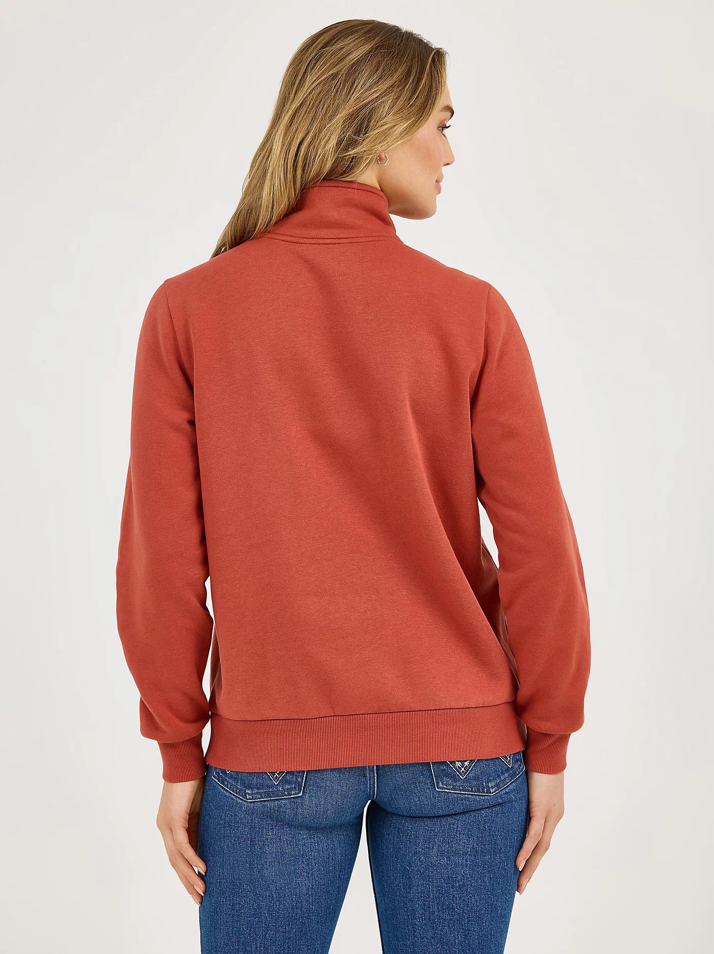 Sweat-shirt zippé Wrangler Retro® Americana - Rouille