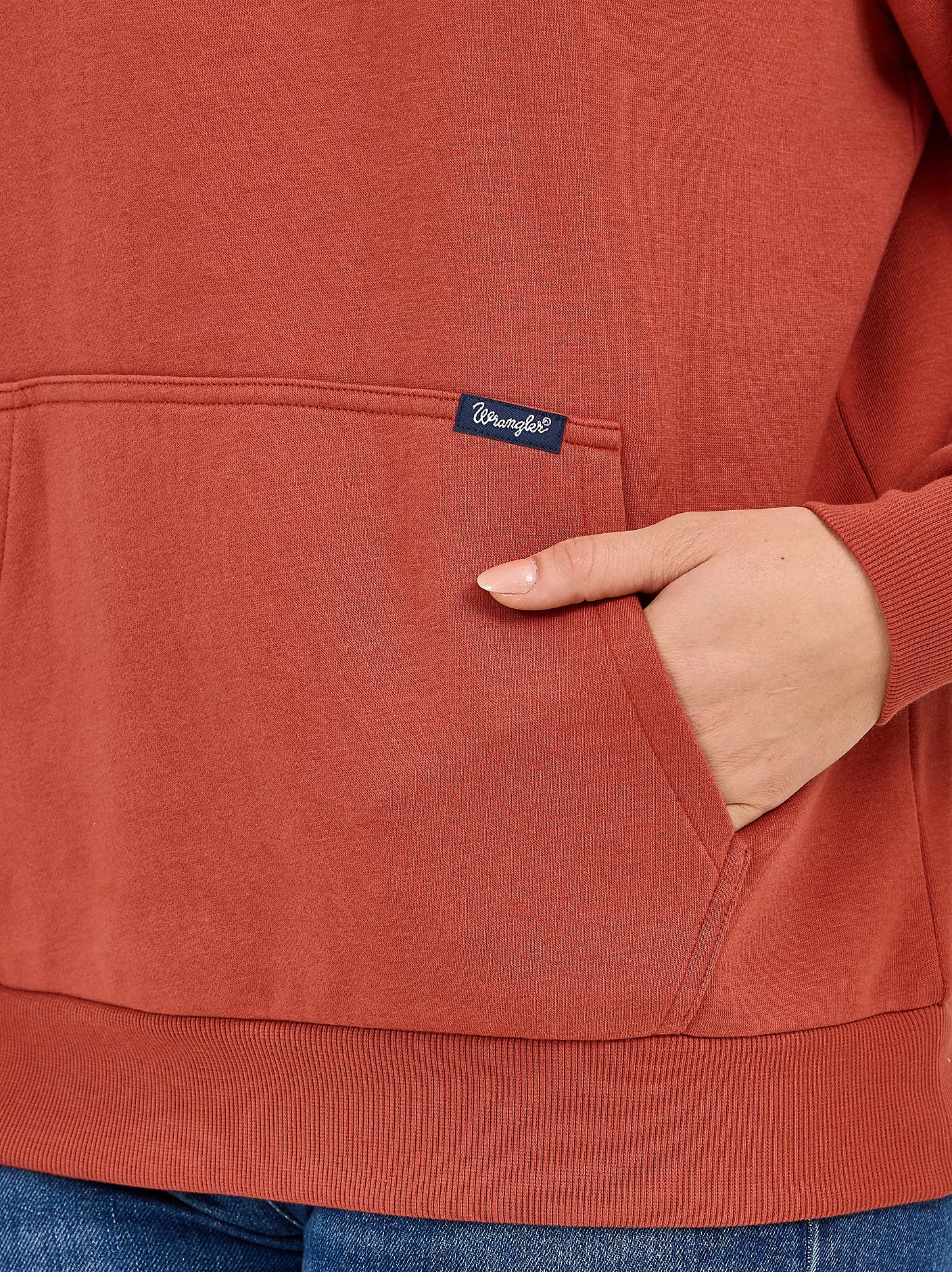 Sweat-shirt zippé Wrangler Retro® Americana - Rouille