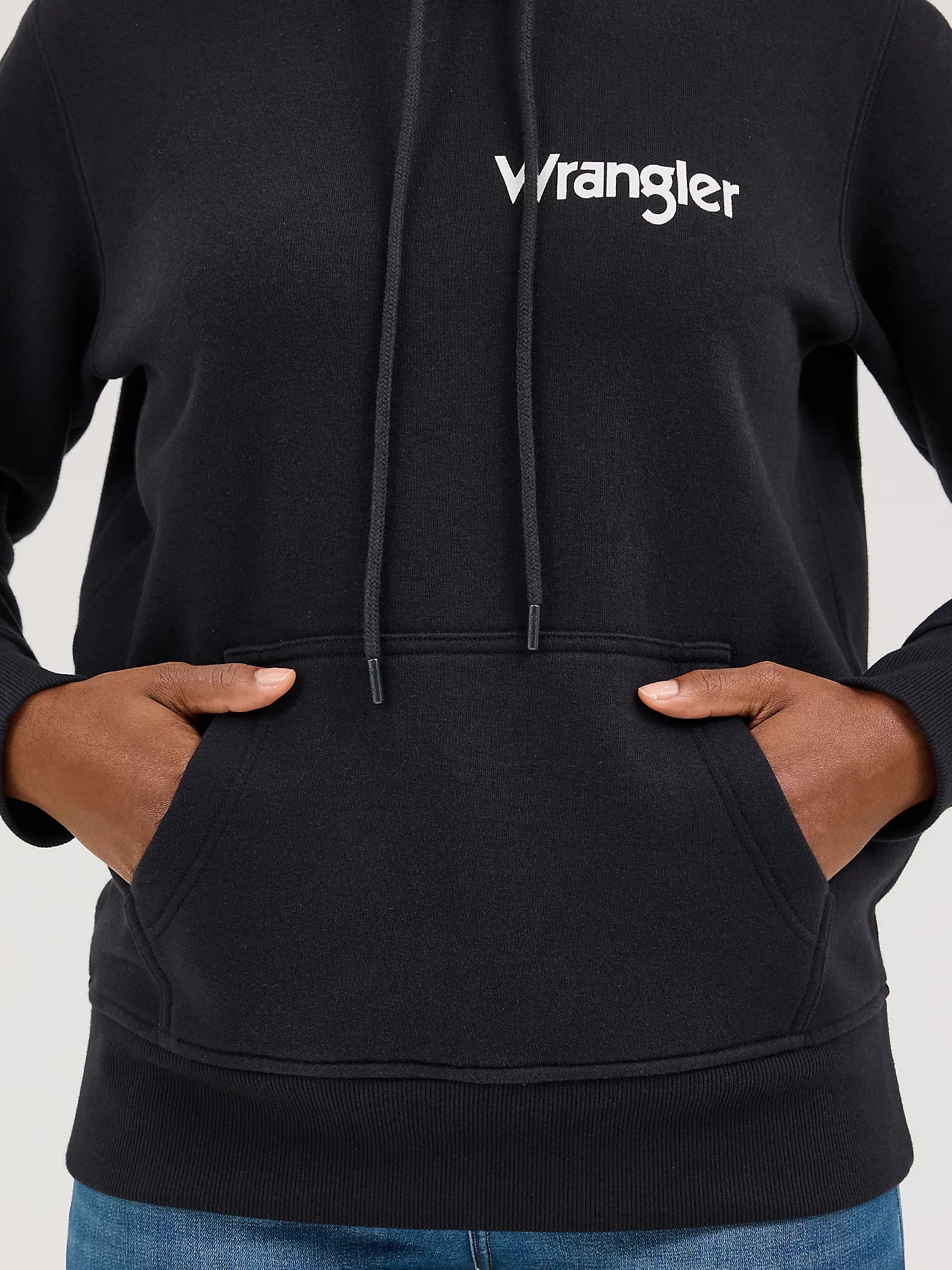 Sweat à capuche graphique Wrangler® - Noir