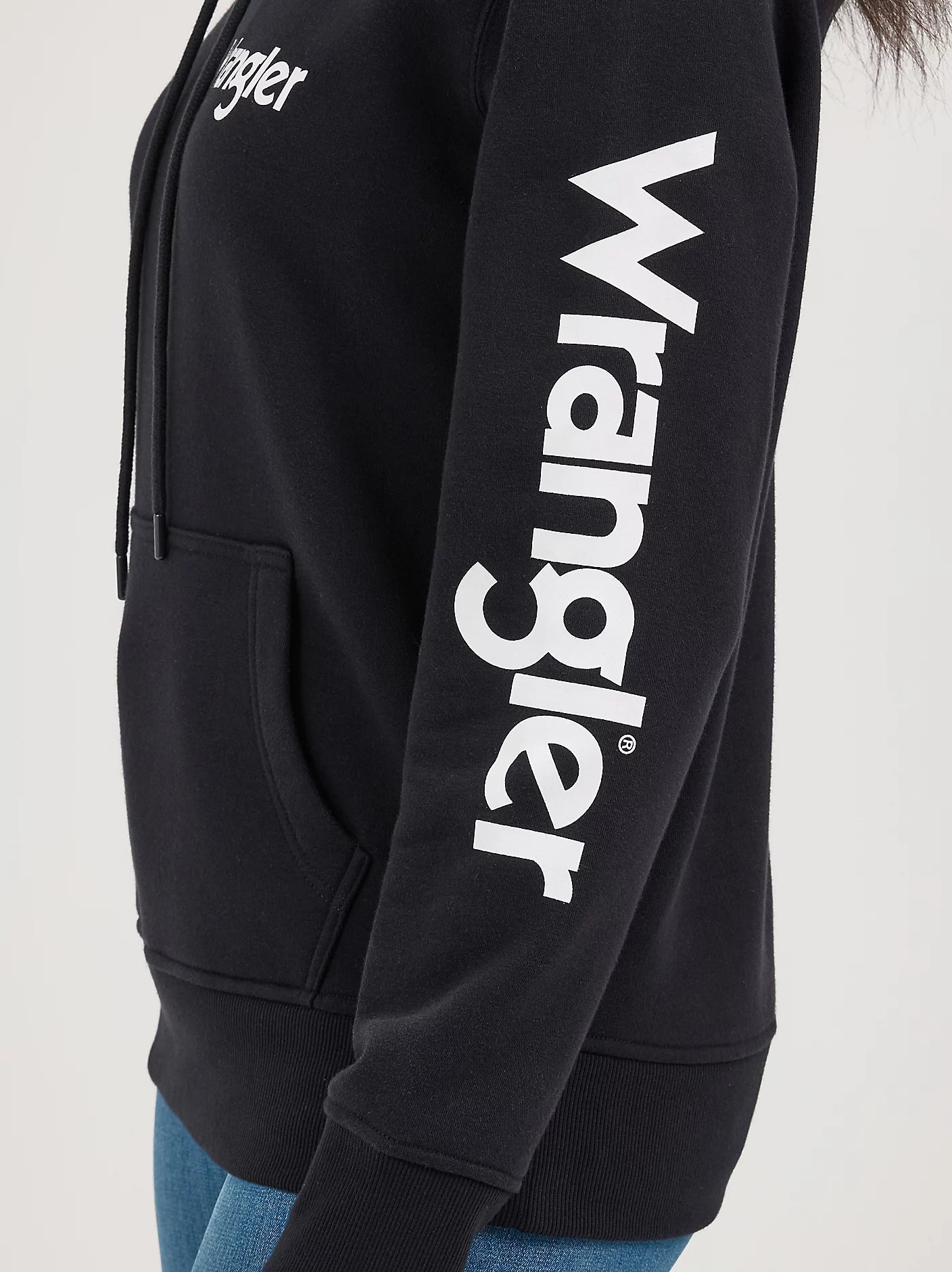 Sweat à capuche graphique Wrangler® - Noir