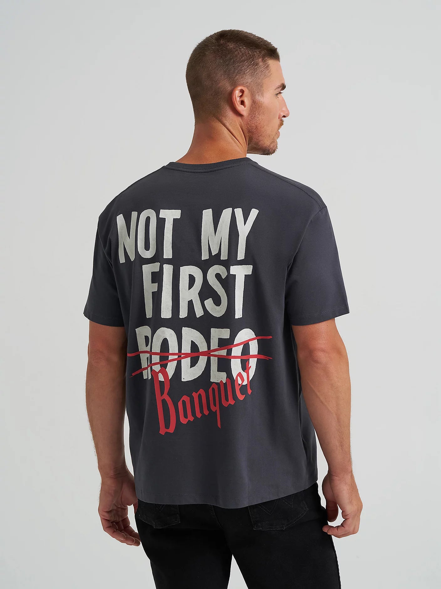 Wrangler X Coors Canada Not My First Banquet Tee - Black