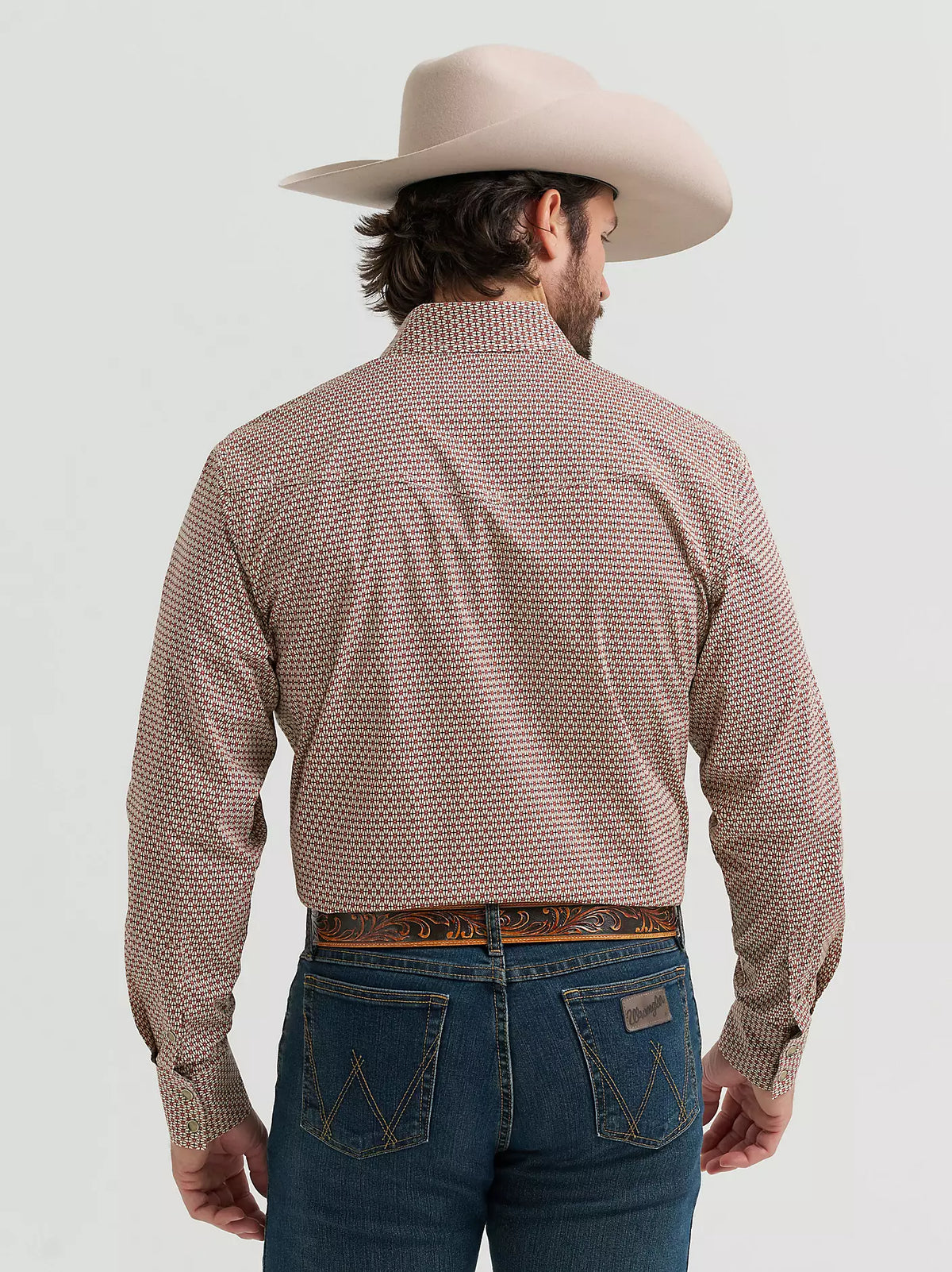 Chemise western à manches longues 20X® Competition Advanced Comfort pour hommes, à deux poches et boutons-pression
