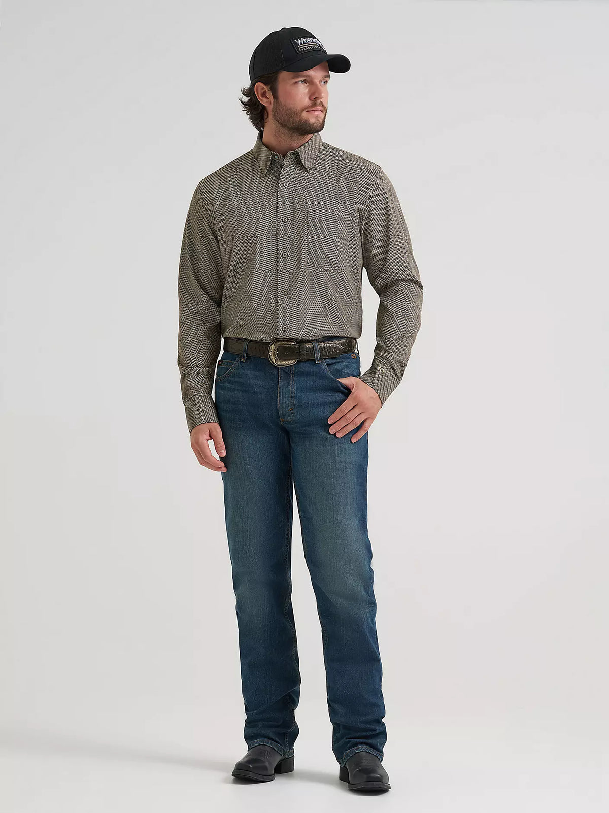 Chemise de performance boutonnée Cody Johnson pour hommes