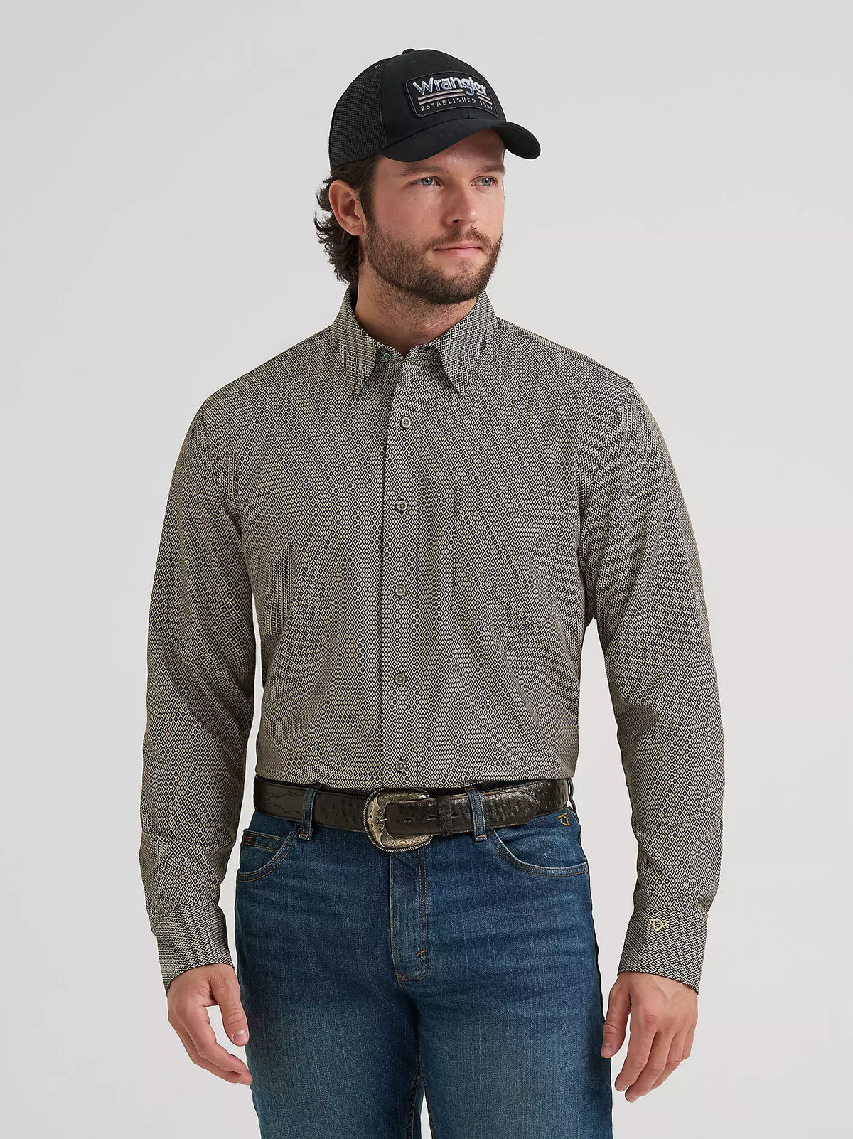 Chemise de performance boutonnée Cody Johnson pour hommes