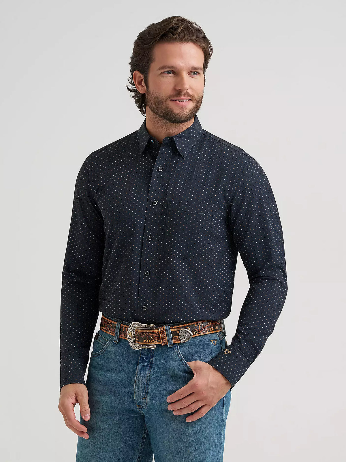 Chemise de performance boutonnée Cody Johnson pour hommes