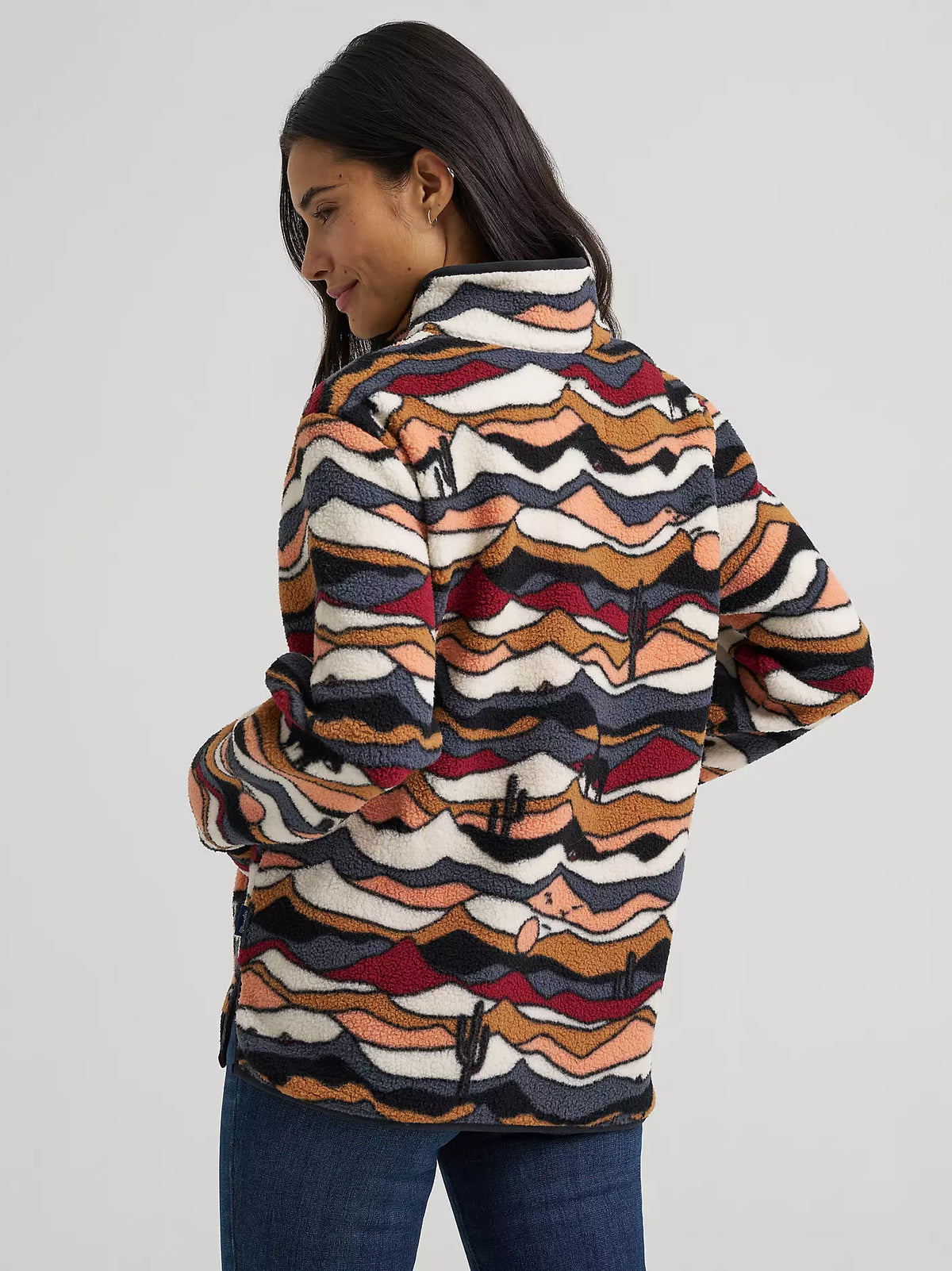 Women's Wrangler High Plains Sherpa Zip Pullover