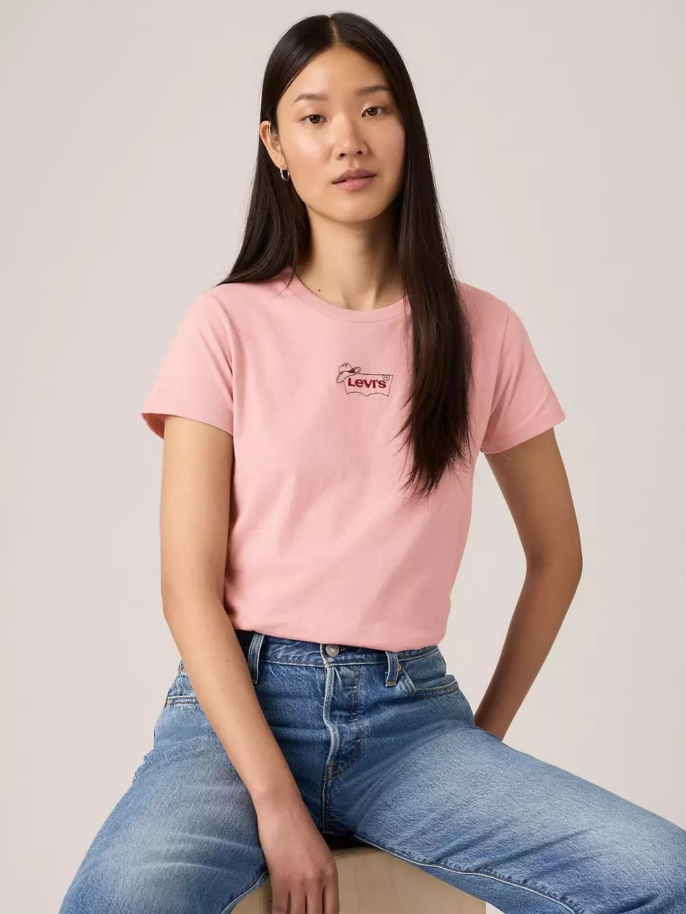 Levi's Women's Western Logo Perfect Tee
