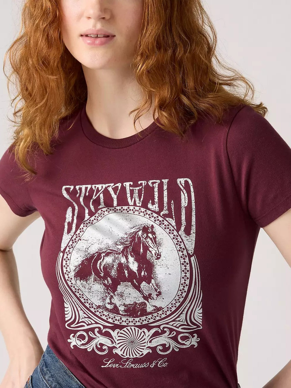 T-shirt Levi's pour femme avec logo western parfait