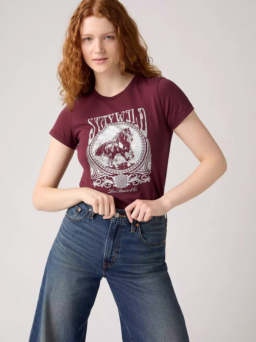 T-shirt Levi's pour femme avec logo western parfait