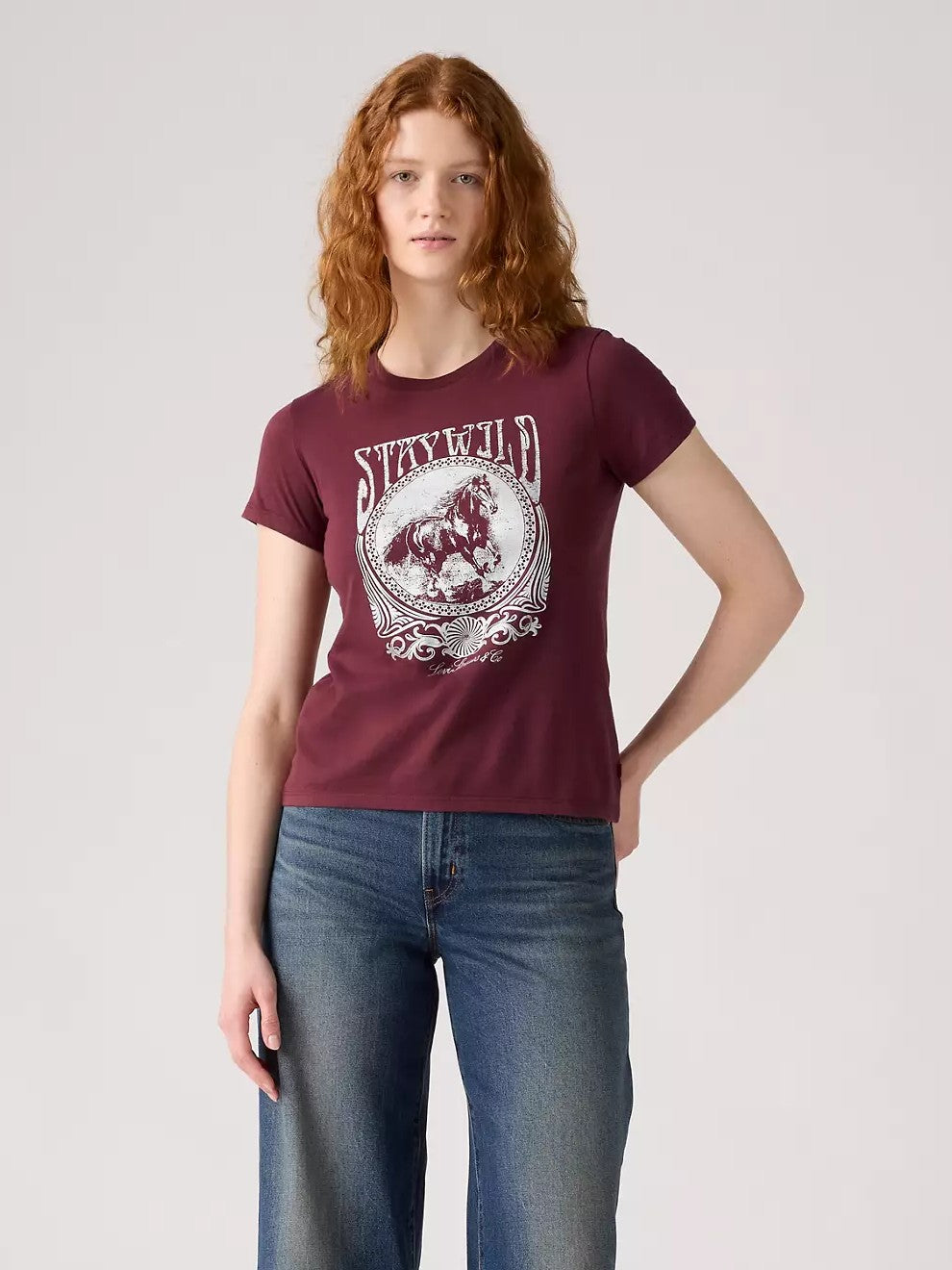 T-shirt Levi's pour femme avec logo western parfait