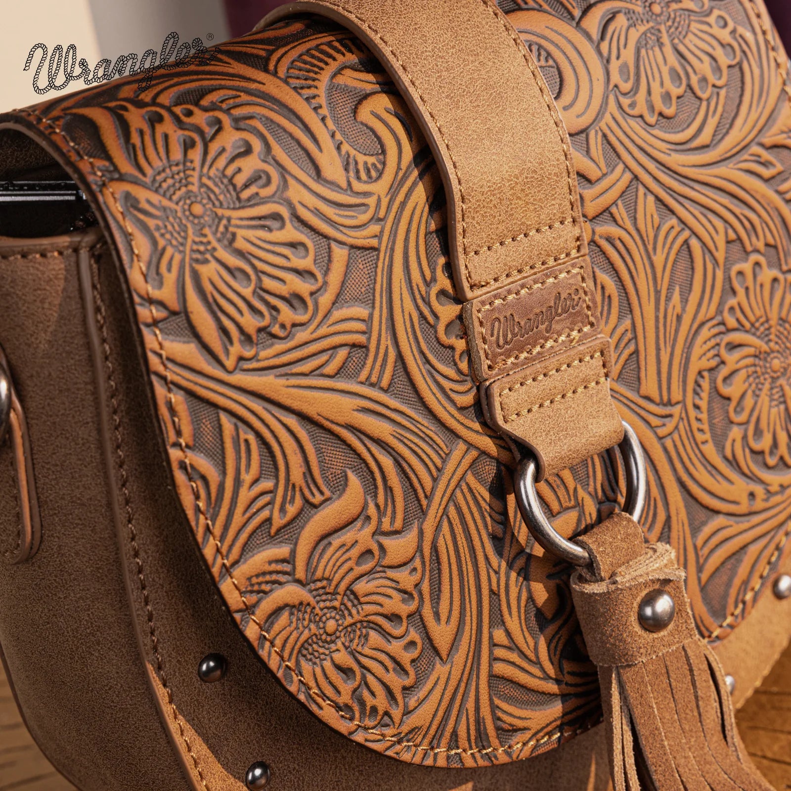 Sacoche à bandoulière Wrangler Western Tooled - BR
