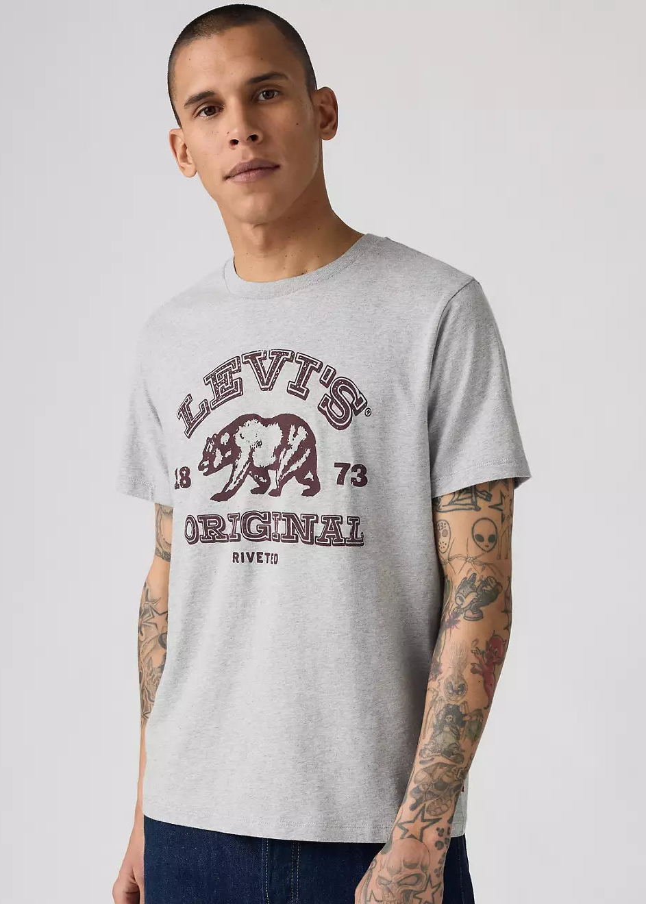 T-shirt Levi's pour homme à col rond et motif graphique
