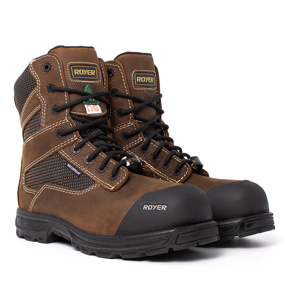 8" AGILITY™ Metal-Free Boot, Waterproof, Brown