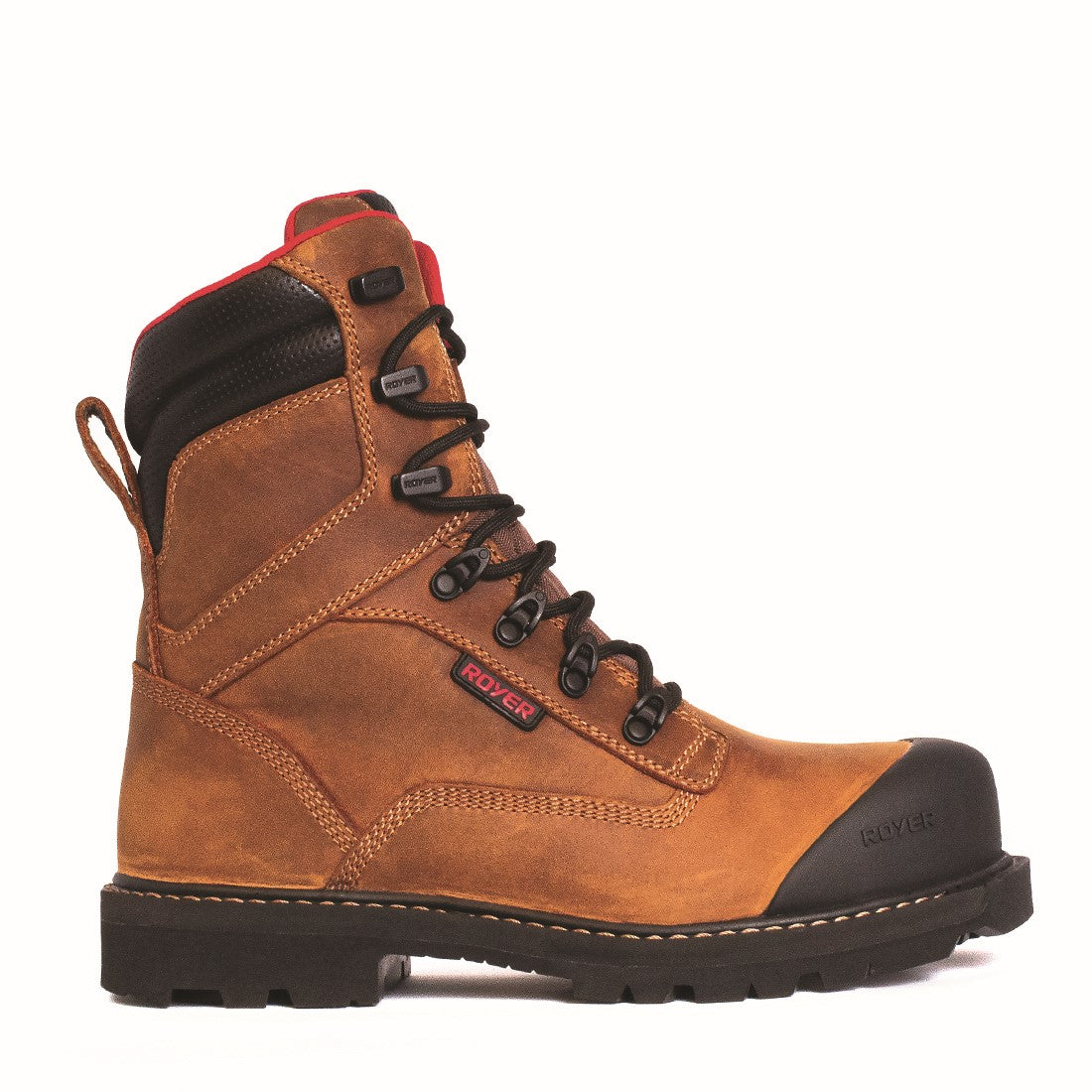 8" REVOLT™ MEGAGRIP™ PRO Boot, Coffee Brown