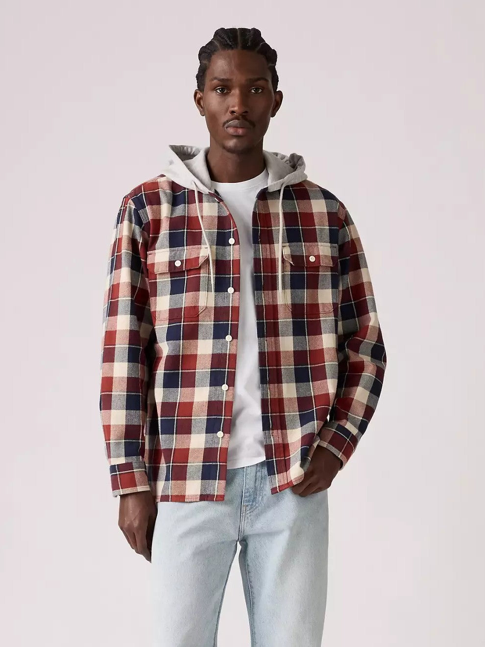 Levi's Men's Hooded Classic Worker Shirt