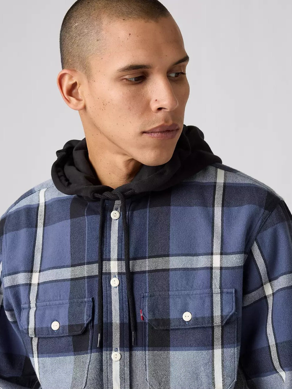 Chemise de travail classique à capuche Levi's pour homme