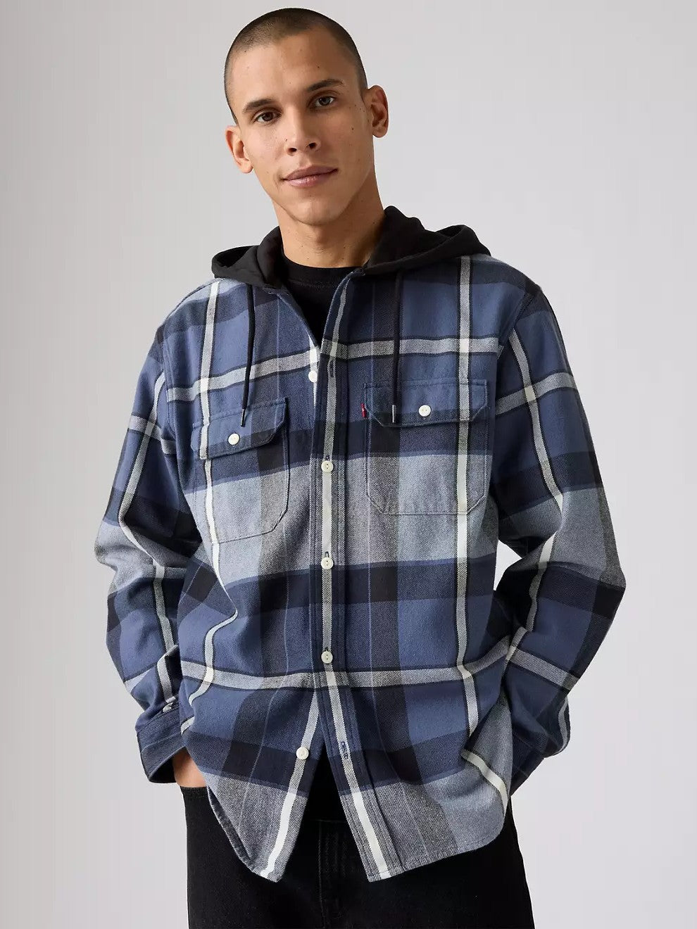 Chemise de travail classique à capuche Levi's pour homme