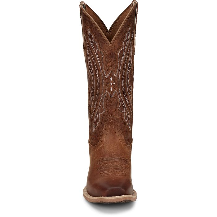 Bottes Western Rein 12" pour femme - Waxy Tan