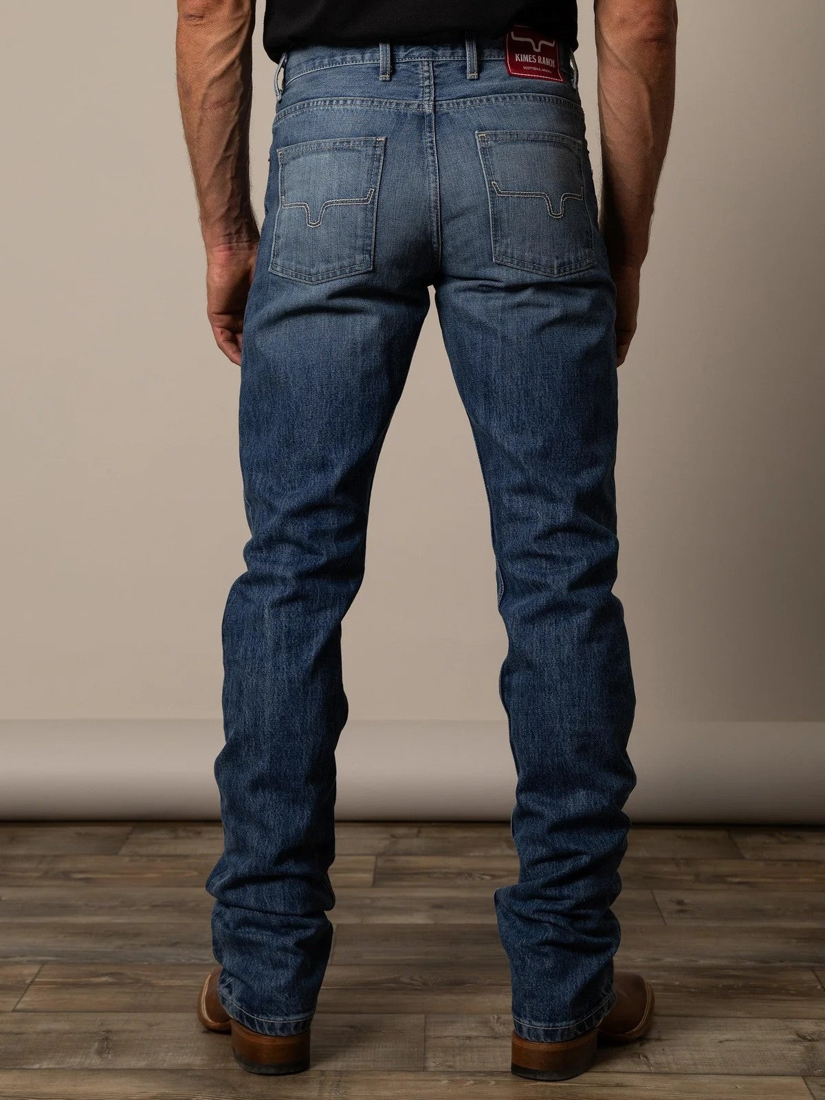 Kimes Ranch James – Jeans pour homme à coupe droite et évasée pour bottes
