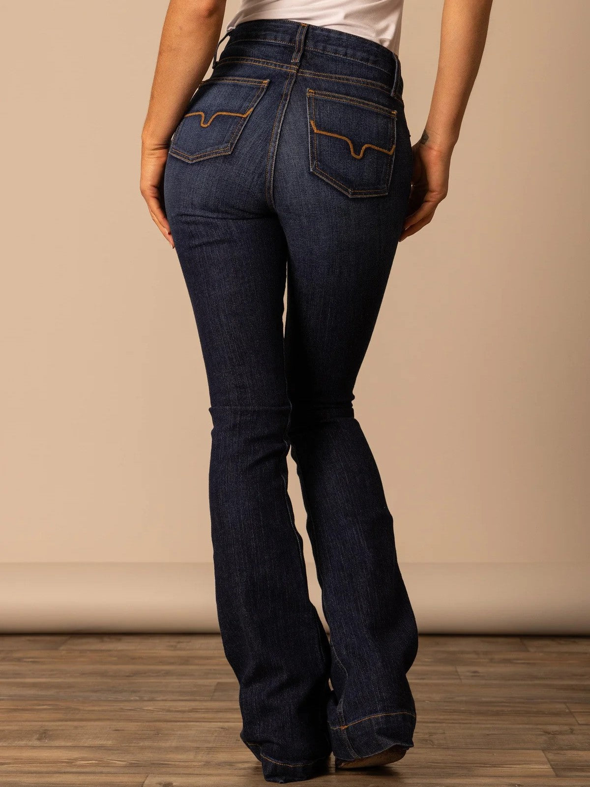Kimes Ranch Jennifer Ultra High-Rise Flare Jean - Blue