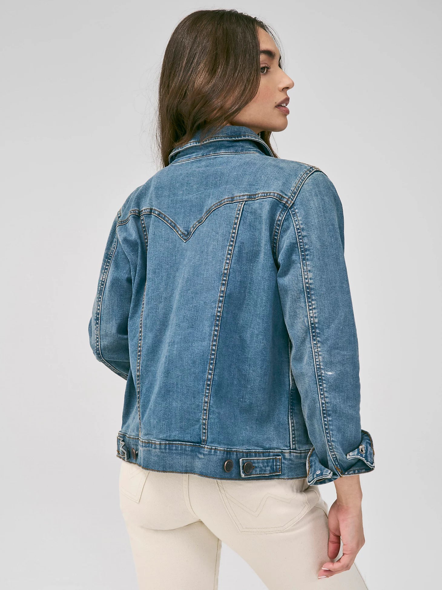 Wrangler® Western Fashion Top - Dark Denim