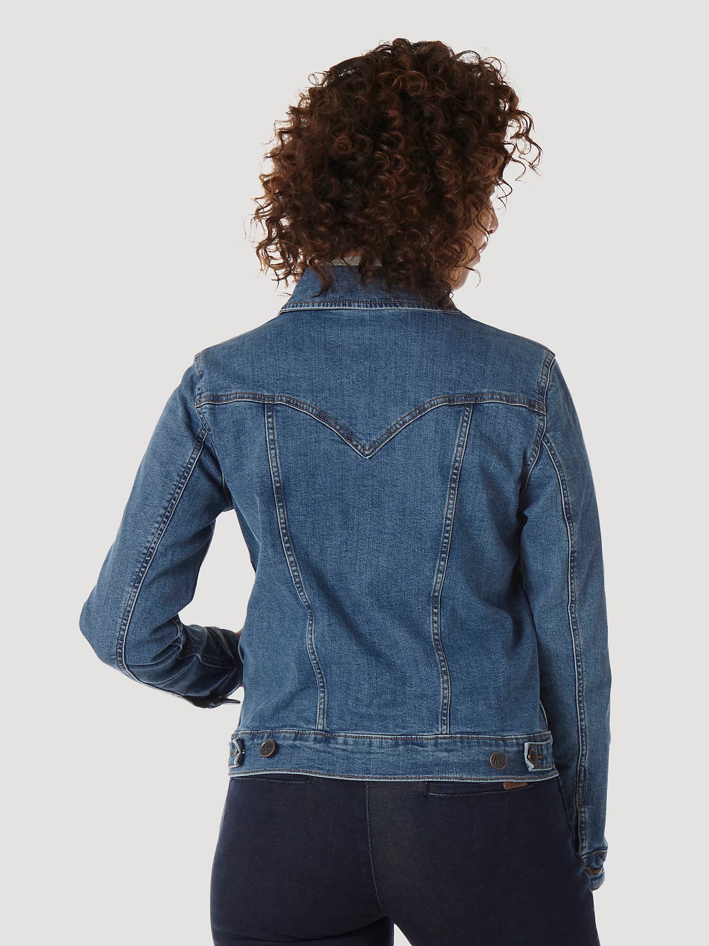 Wrangler® Western Fashion Top - Dark Denim