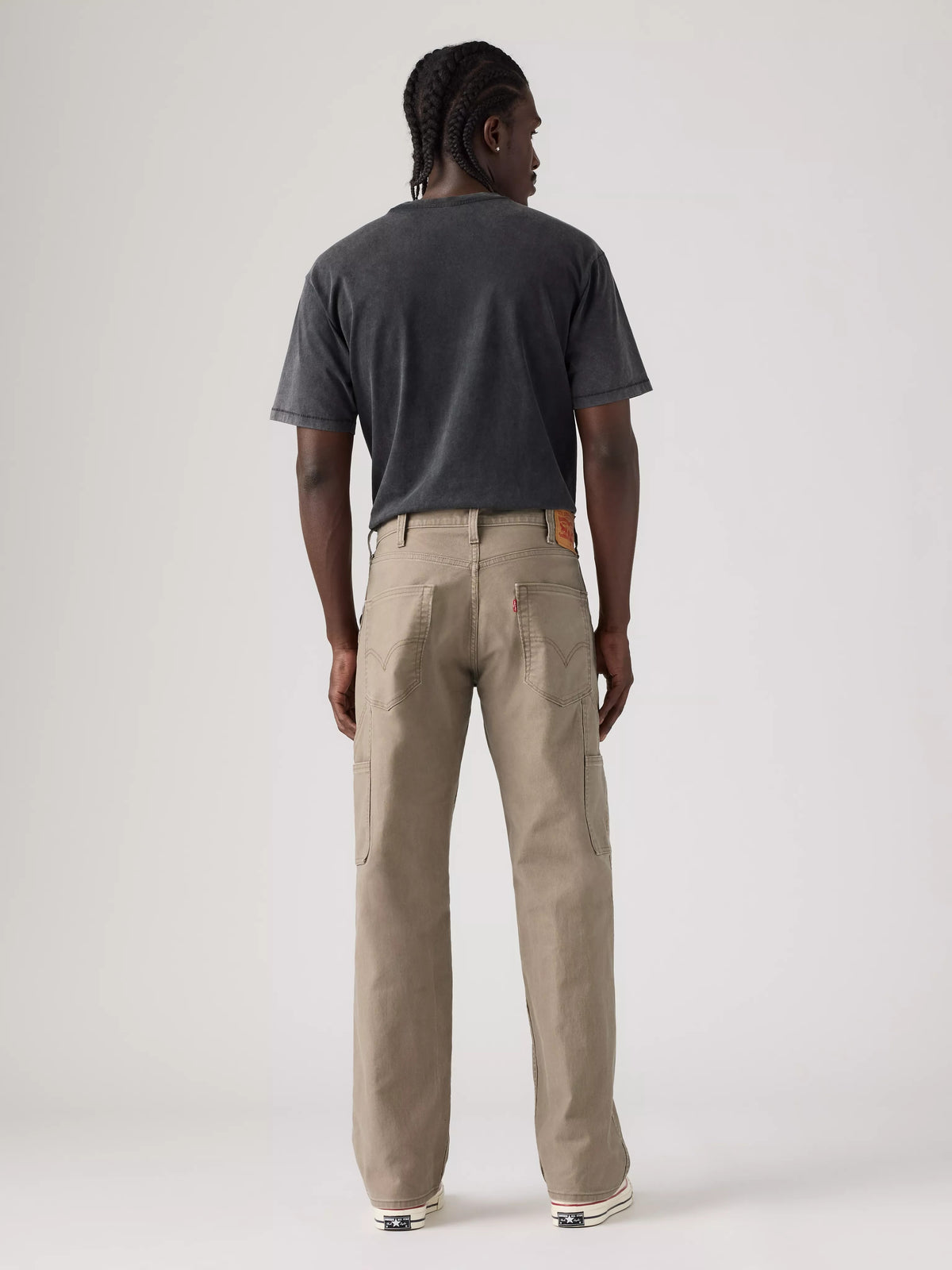 555 Pantalon de charpentier à coupe décontractée