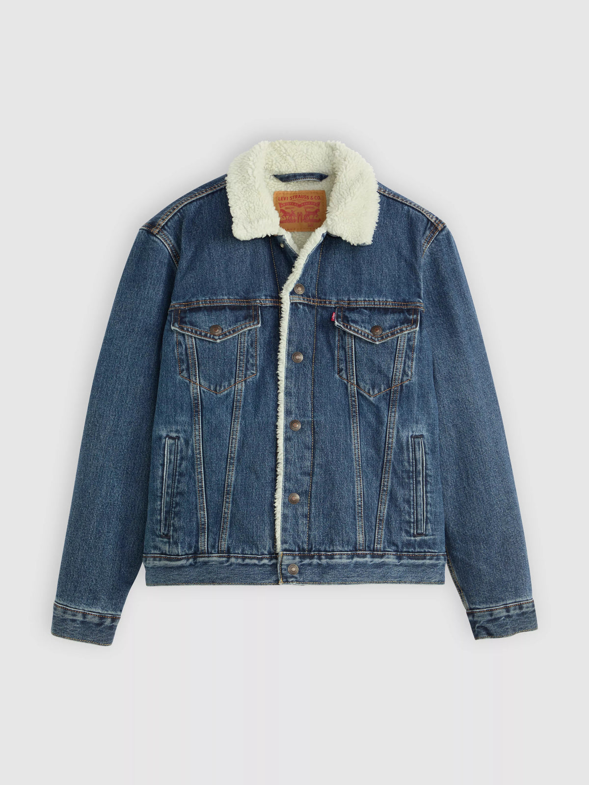 Veste Trucker Type III doublée en sherpa pour homme