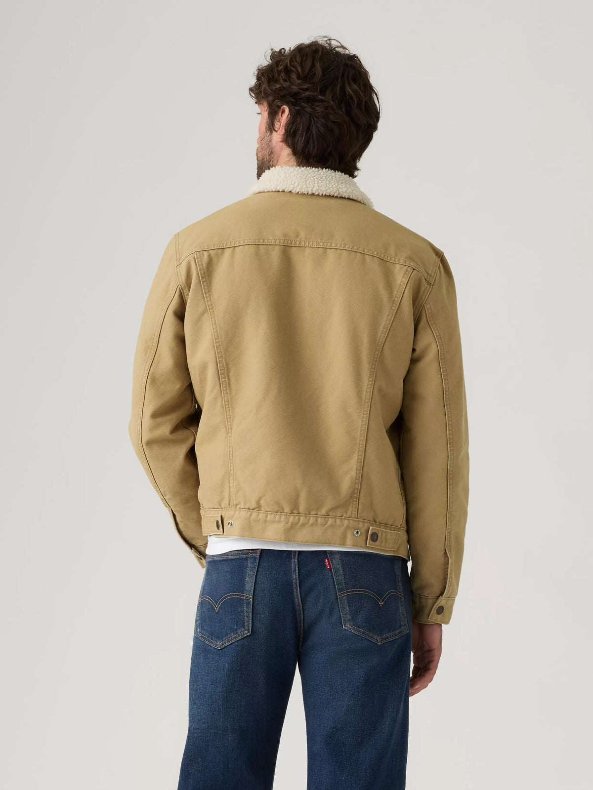 Veste Trucker Type III doublée en sherpa pour homme