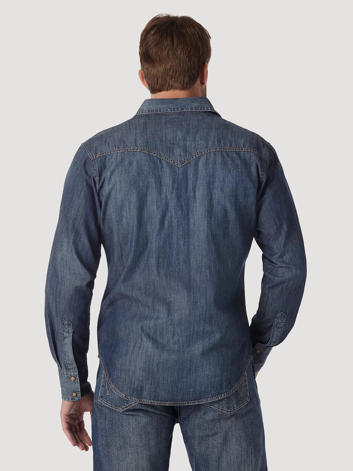 Wrangler Retro® Premium Shirt - Blue Denim