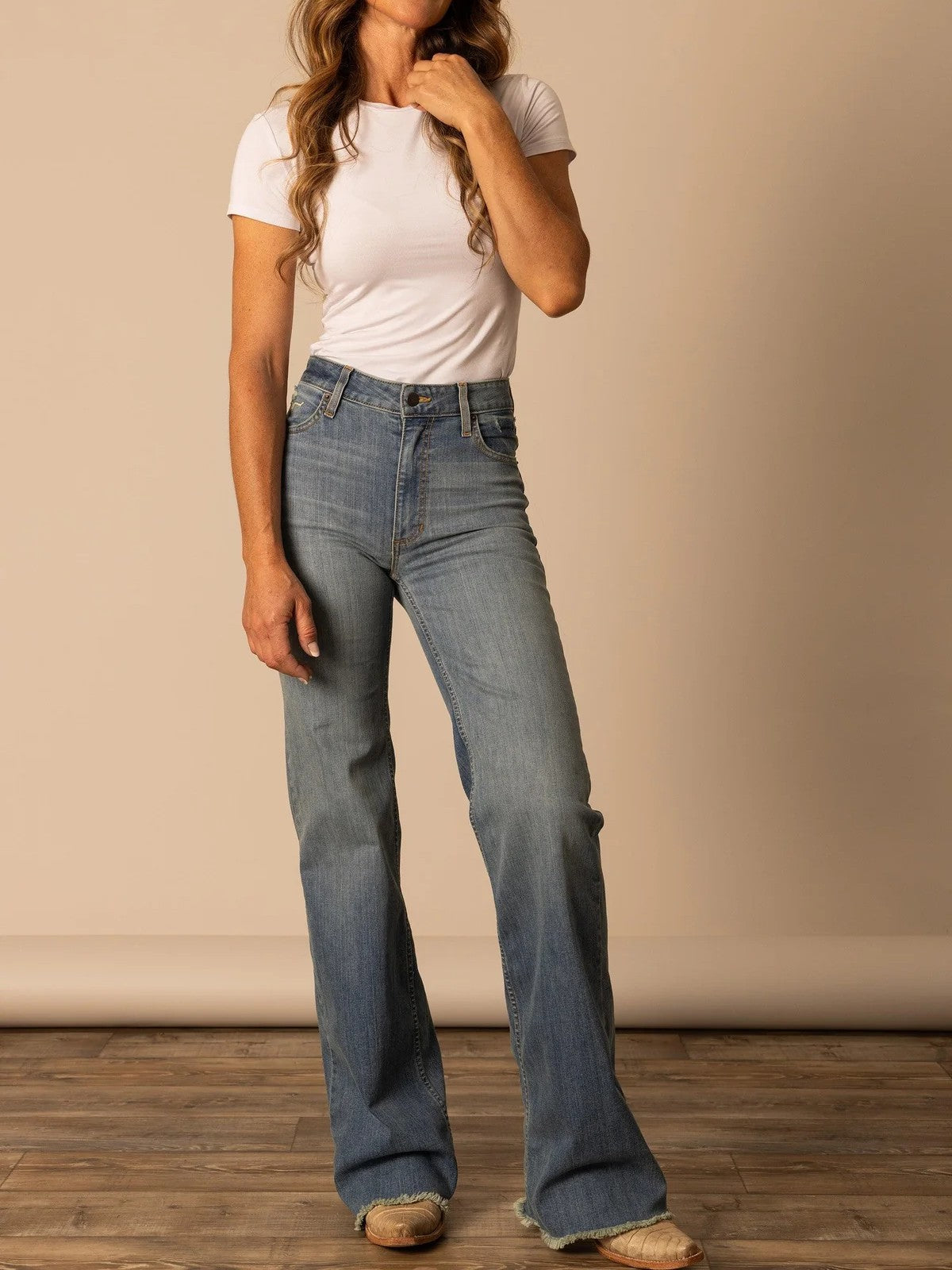 Kimes Ranch Olivia High-Rise Stovepipe Jean - Blue
