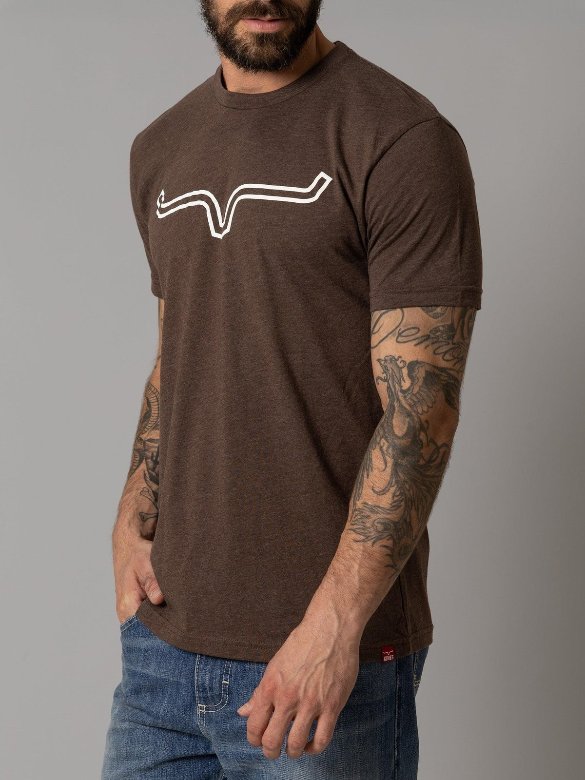 Kimes Ranch Outlier T-Shirt - Espresso