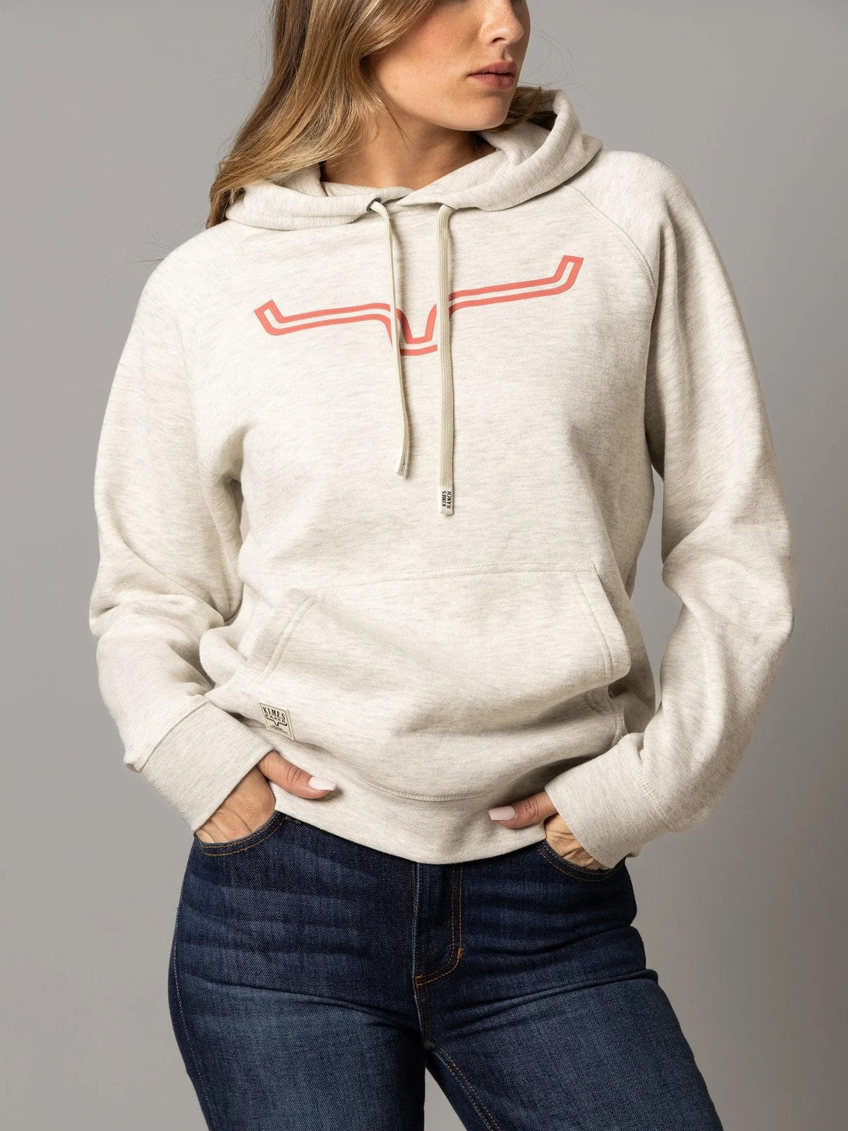 Kimes Ranch Ladies Outlier Hoodie - Oatmeal Heather
