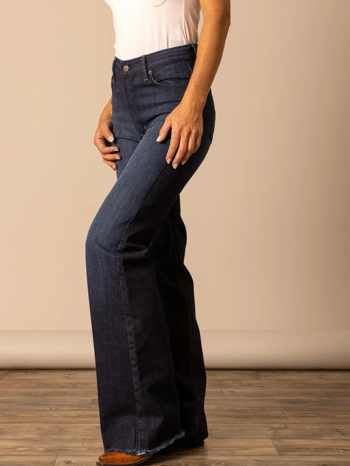 Kimes Ranch Olivia High-Rise Stovepipe Jean - Dark Wash